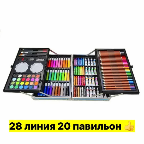 Набор для рисования, набор юного художника Розовый Единорог / Чемодан творчества Розовый Пони / разные — фото 1