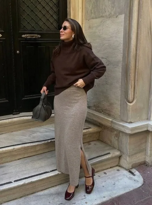 Юбка MAXI из трикотажа — фото 2