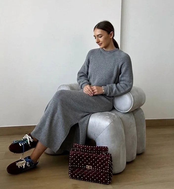 Юбка MAXI из трикотажа — фото 8