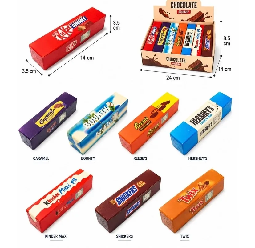 Сквиш антистресс Butter шоколад в ассортиментах — фото 2