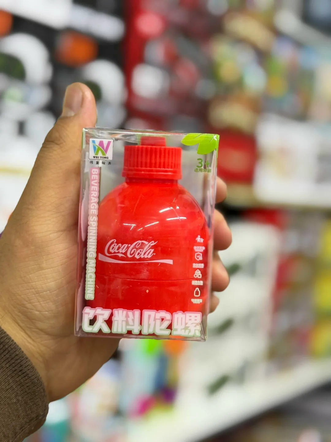 Декоративная юла в виде бутылок популярных газированных напитков — Pepsi — фото 3