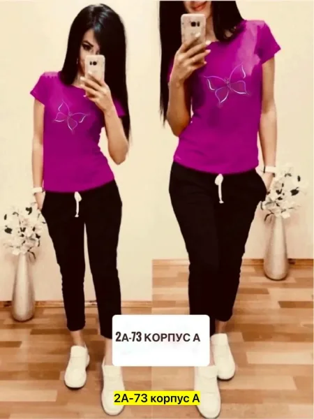 Костюм из хлопка хлопок хороший качество — фото 2