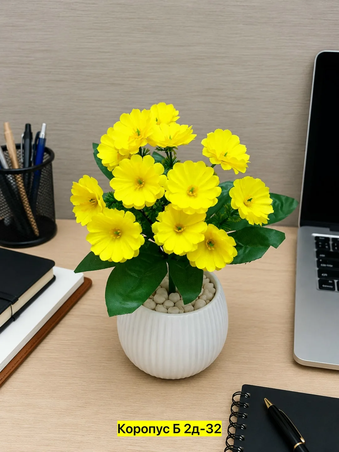 Набор из 100 искусственных цветов из ткани — фото 4