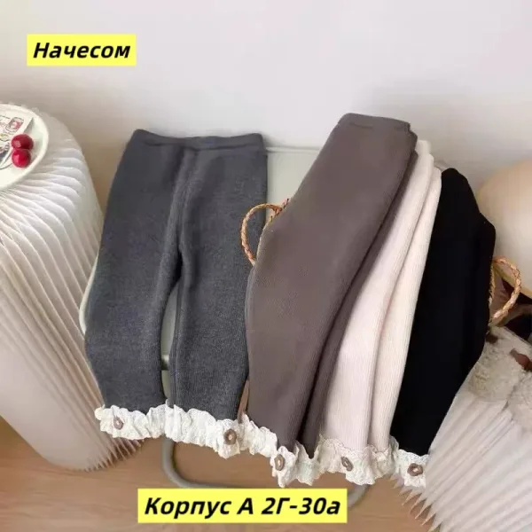 Лосины из флиса и хлопка — фото 8