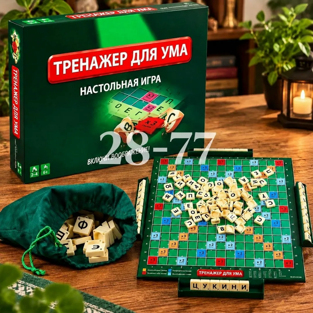 Тренажер для ума настольная игра, обучающие игры для детей ей, игра в слова — фото 4