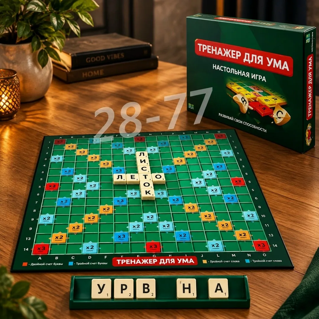 Тренажер для ума настольная игра, обучающие игры для детей ей, игра в слова — фото 9