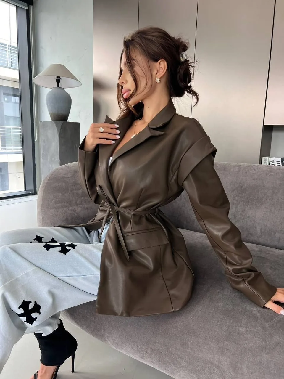 Куртка кожаная — фото 3