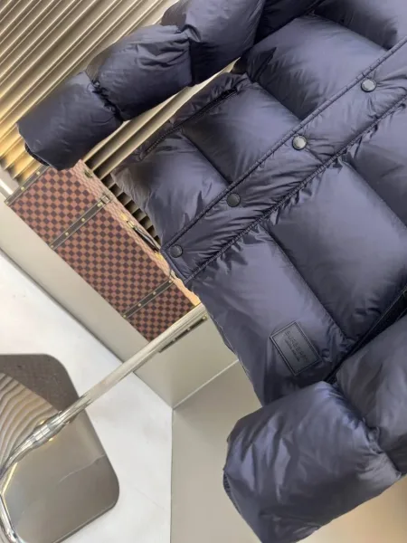 Burberry мужской пуховик синий — фото 12