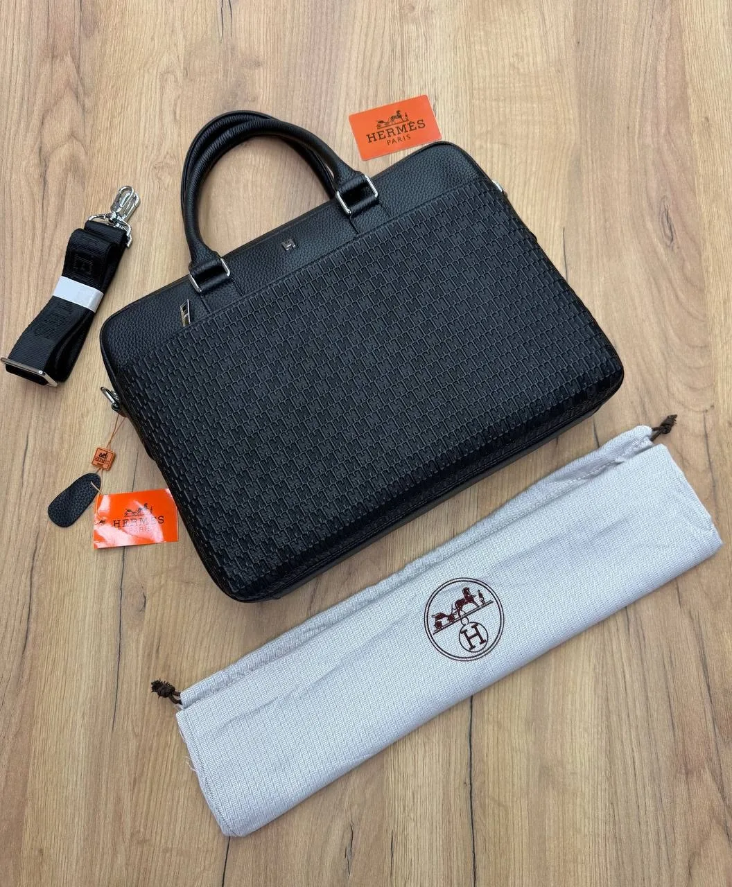 Сумка HERMES, кожа — фото 1