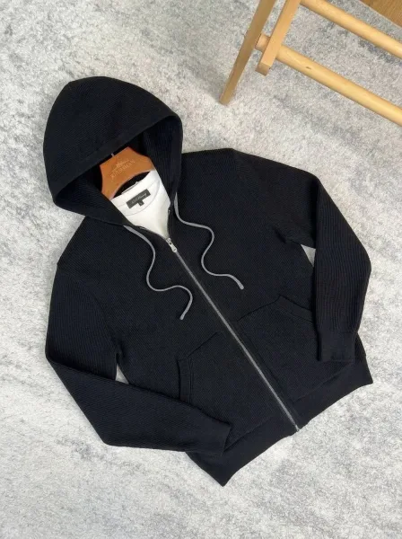 Джемпер на молнии - маленький секрет хорошего вида Коричневый — фото 16