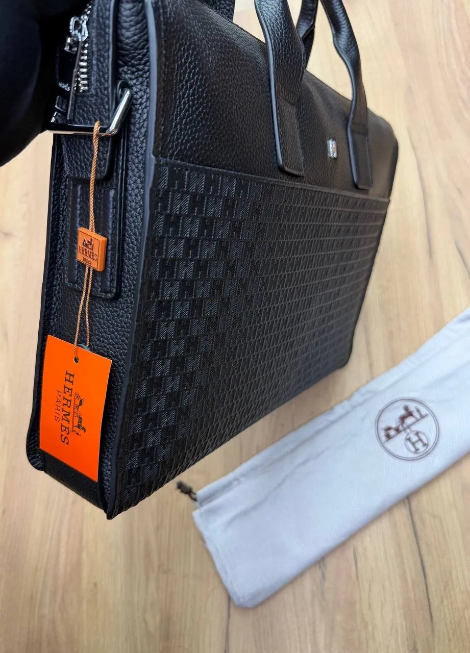 Сумка HERMES, кожа — фото 6