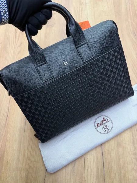 Сумка HERMES, кожа — фото 7