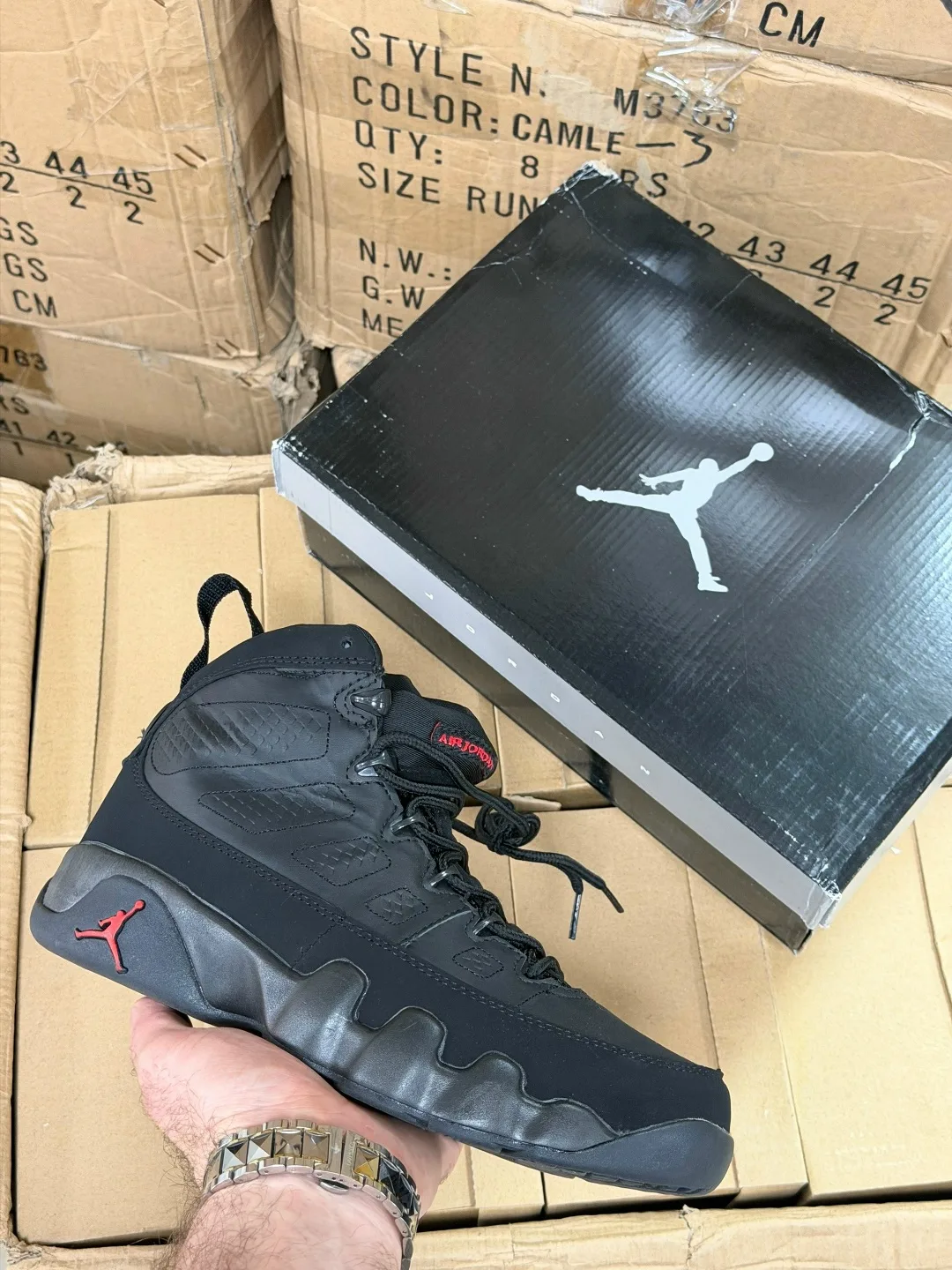 Кроссовки NIKE AIR JORDAN 9 RETRO BRED Демисезонн — фото 1