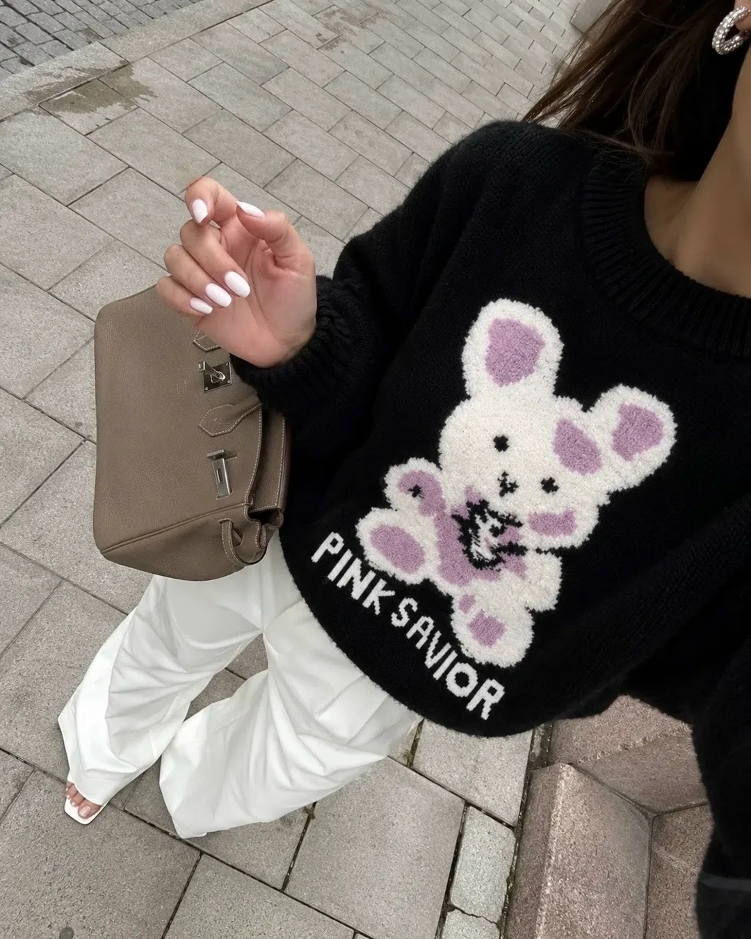 Свитер Oversize из турецкой вязки Турецкая Вязка — фото 6