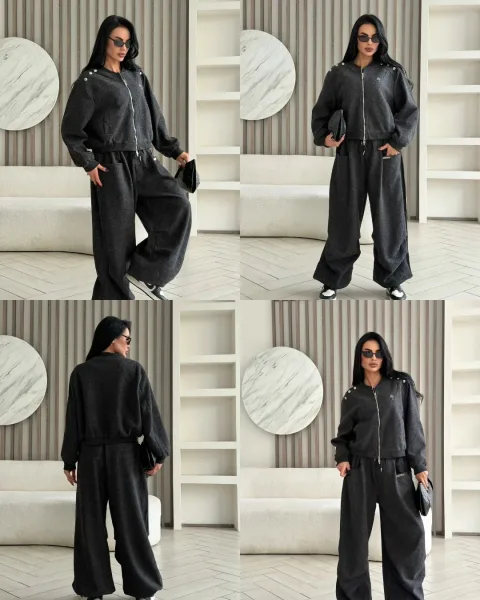 Костюм-двойка Chrome Hearts — идеальное воплощение стиля casual chic, сочетающее в себе расслабленный комфорт и утонченн — фото 11