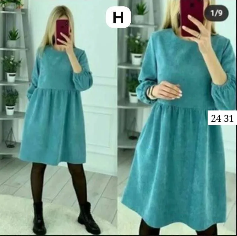Платье из вельвета — фото 3