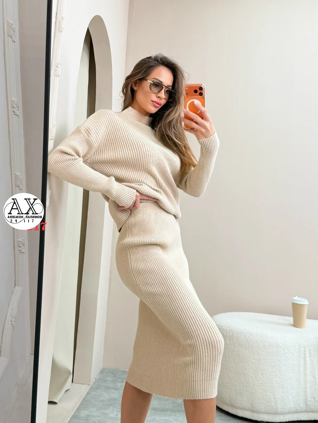 Костюм двойка в одном цвете — фото 6