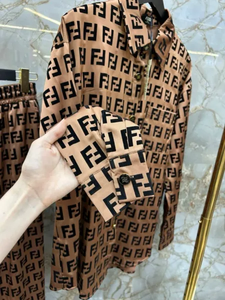 Шелковый костюм из ткани хлопок-шелк — фото 6