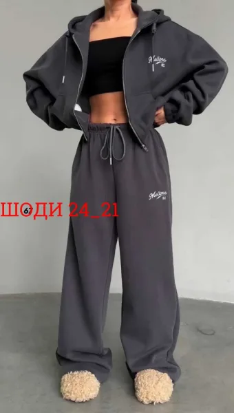 Уютный флисовый костюм — фото 4