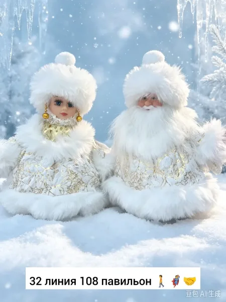 Рюкзак Новогоднее украшение, ткань — фото 6