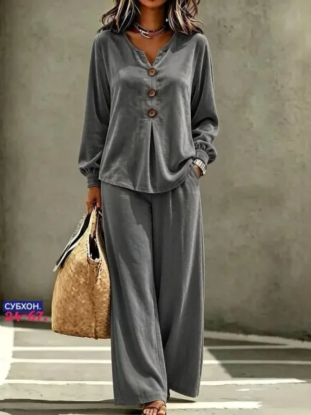 Костюм двойка велюровый — фото 2
