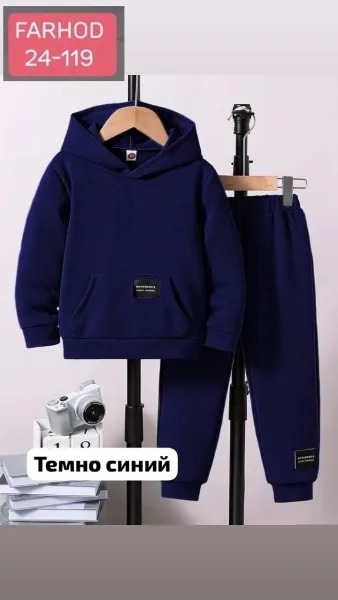 Двухкомпонентный детский костюм из ткани на флисе — фото 2