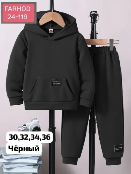 Двухкомпонентный детский костюм из ткани на флисе — фото 3