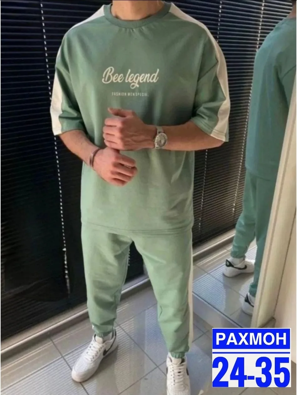 Мужской костюм из ткани двухнитка — фото 2