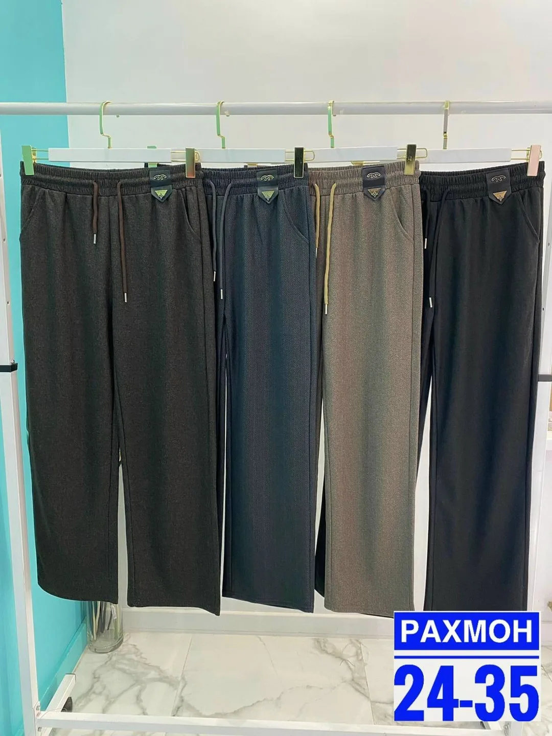 Брюки сезона весна из двухниточного кашемира — фото 2