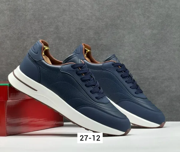 Мужские кеды из эко-кожи — фото 23