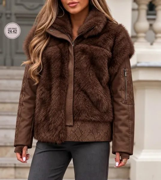Куртка женская из натуральной норки — фото 1