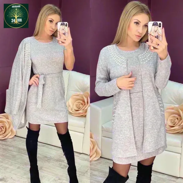 Костюм двойка из ткани Ангора — фото 1