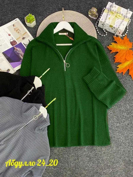 Свитер из ткани лапша — фото 7