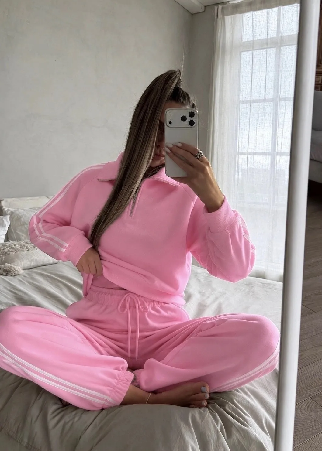 Спортивный костюм двойка из ткани трехнитка — фото 5