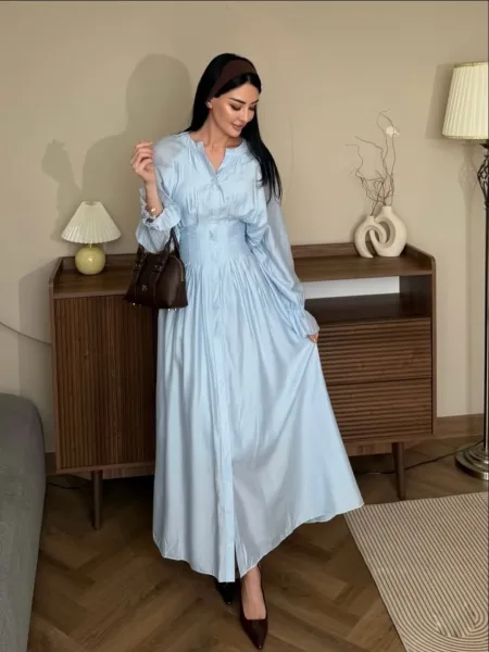 Платье из льна — фото 7