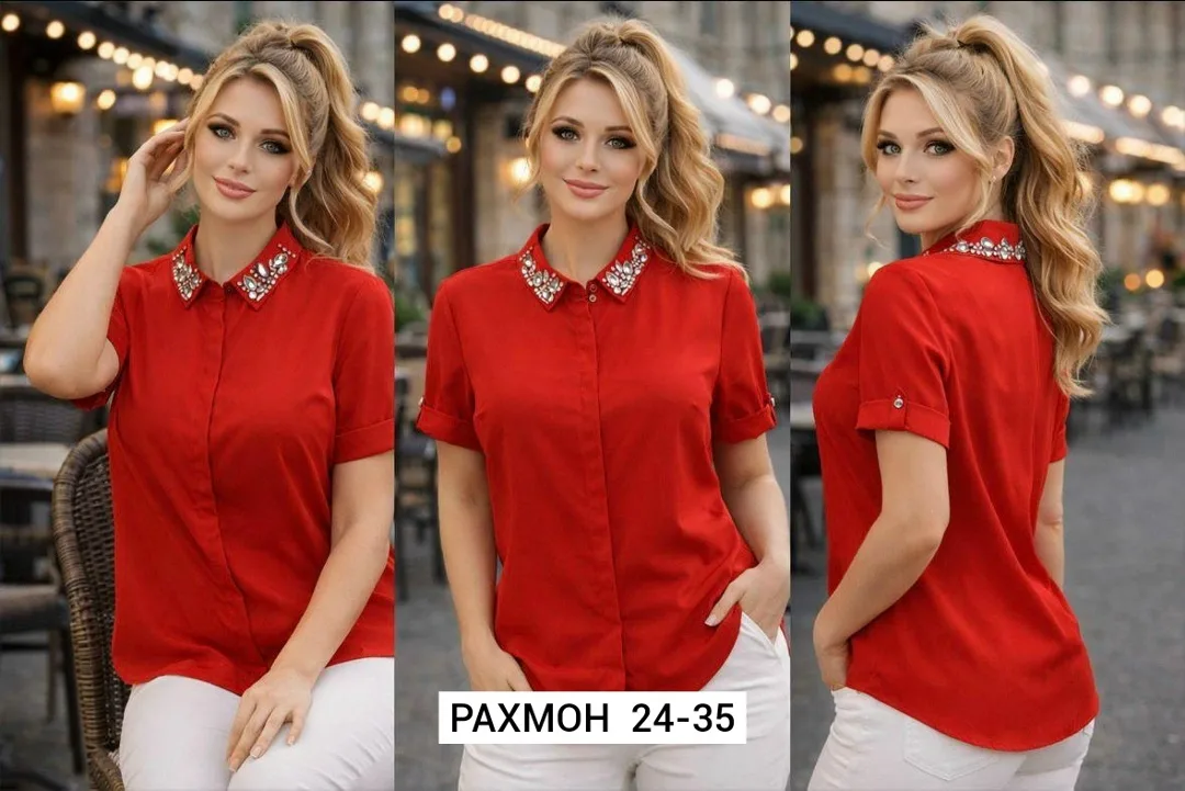 Рубашка хлопок — фото 1