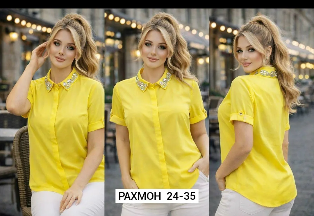 Рубашка хлопок — фото 3
