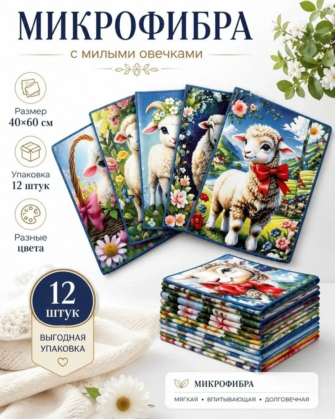 Салфетки микрофибра 40× — фото 5
