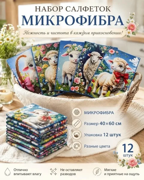 Салфетки микрофибра 40× — фото 6