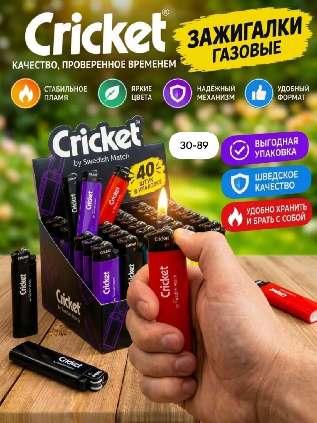 Зажигалки Cricket — фото 3