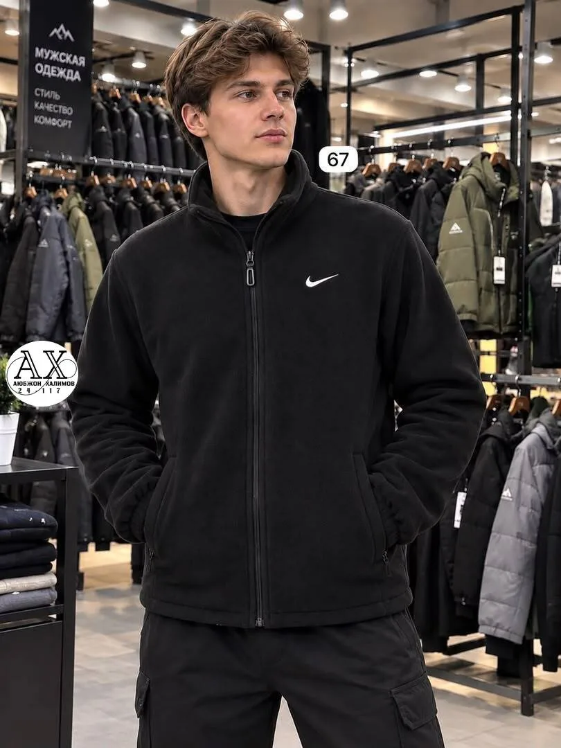 Флисовая куртка Nike с меховой подкладкой — фото 1