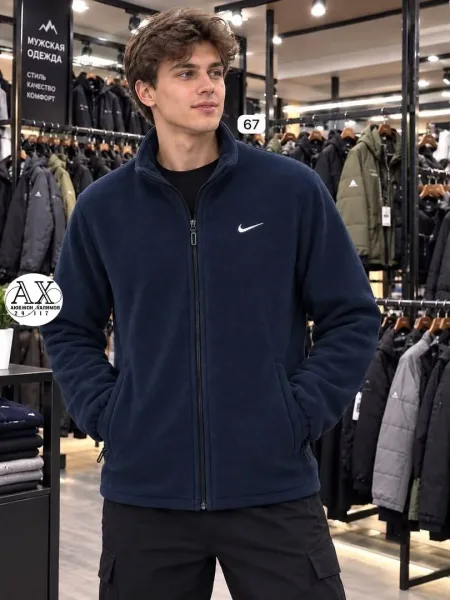 Флисовая куртка Nike с меховой подкладкой — фото 3