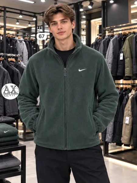 Флисовая куртка Nike с меховой подкладкой — фото 5