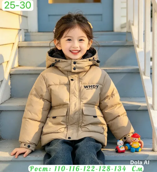 Зимняя куртка с подкладкой из флиса и утеплителем — фото 9