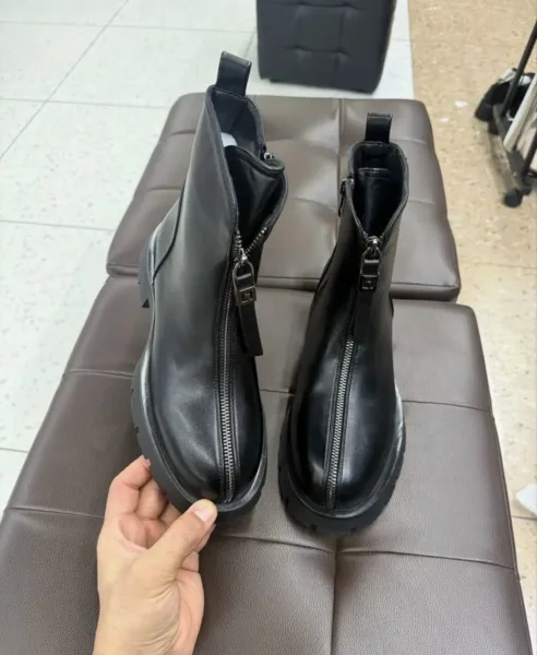 Ботинки кожаные — фото 1