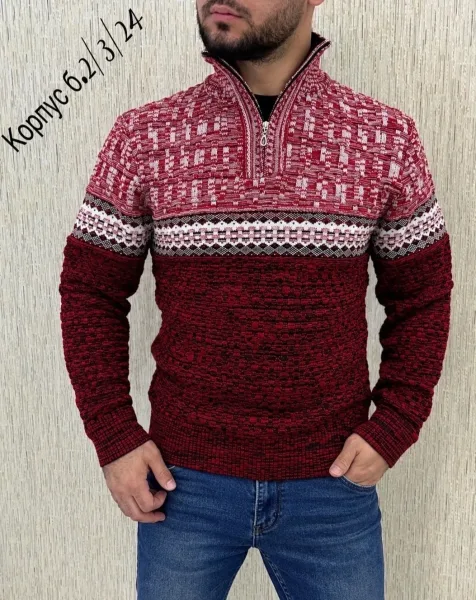 Тёплый свитер мужской из фабричного производства России — фото 12