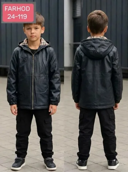 Куртка из эко-кожи — фото 4