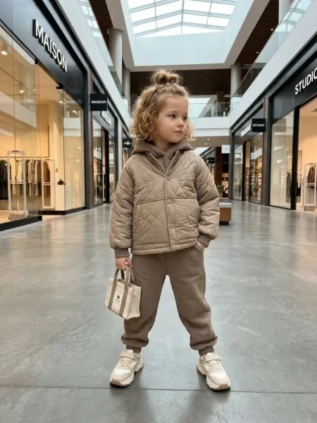 Костюм детский с курткой из плащевки флис — фото 10