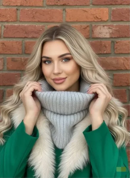 Шапка из ангоры — фото 13