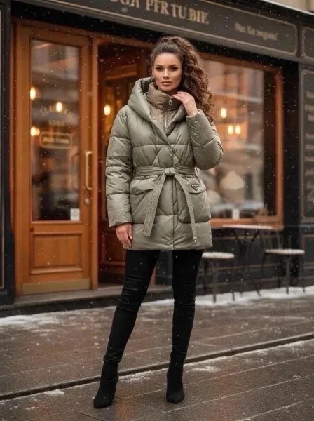 Лёгкая куртка из холлофайбера — фото 1